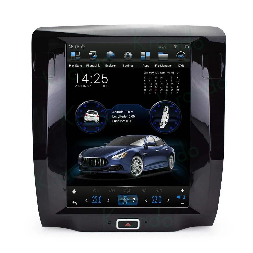 Krando 10,4 дюйма для автомобильной навигации Tesla для Maserati Quattroporte 2013-2020, Android-плеер, встроенный беспроводной CarPlay DSP
Krando 10,4 дюйма для автомобильной навигации Tesla для Maserati Quattroporte 2013-2020, Android-плеер, встроенный беспроводной CarPlay DSP