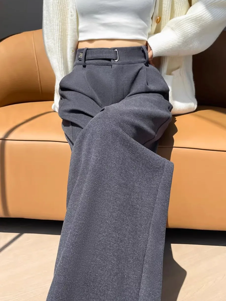 Шерстяные брюки-палаццо женские, осенне-зимние, новые, с высокой талией, прямого кроя, длинные, узкая версия
Шерстяные брюки-палаццо женские, осенне-зимние, новые, с высокой талией, прямого кроя, длинные, узкая версия