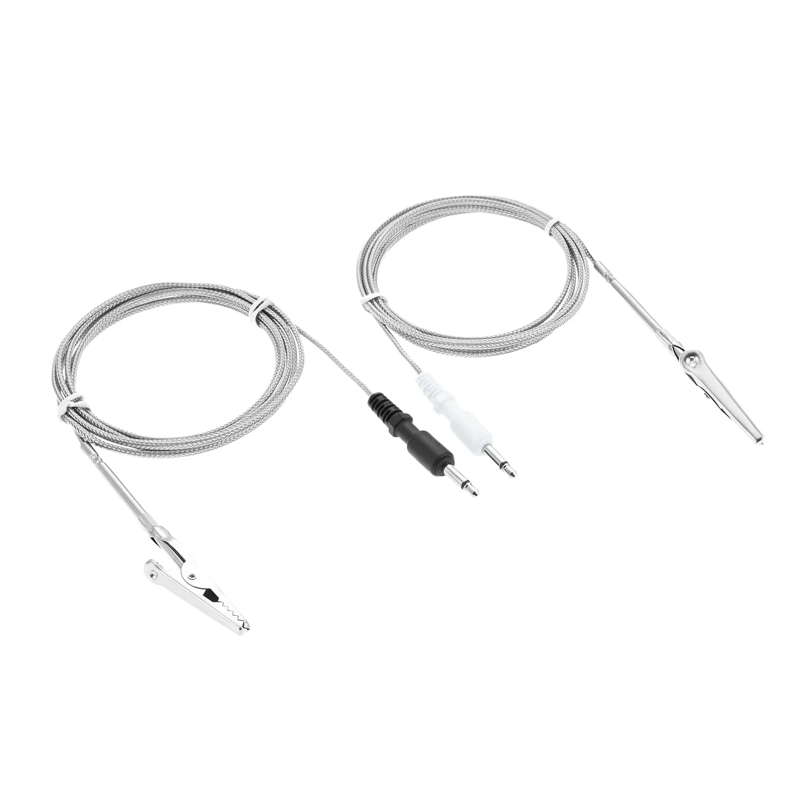 1pc Stainless Steel 6 Foot Pit Probe Straight Plug Precise Temperature Control for Grills/smokers/barbecues with Alligator Clips
1pc Stainless Steel 6 Foot Pit Probe Straight Plug Precise Temperature Control for Grills/smokers/barbecues with Alligator Clips