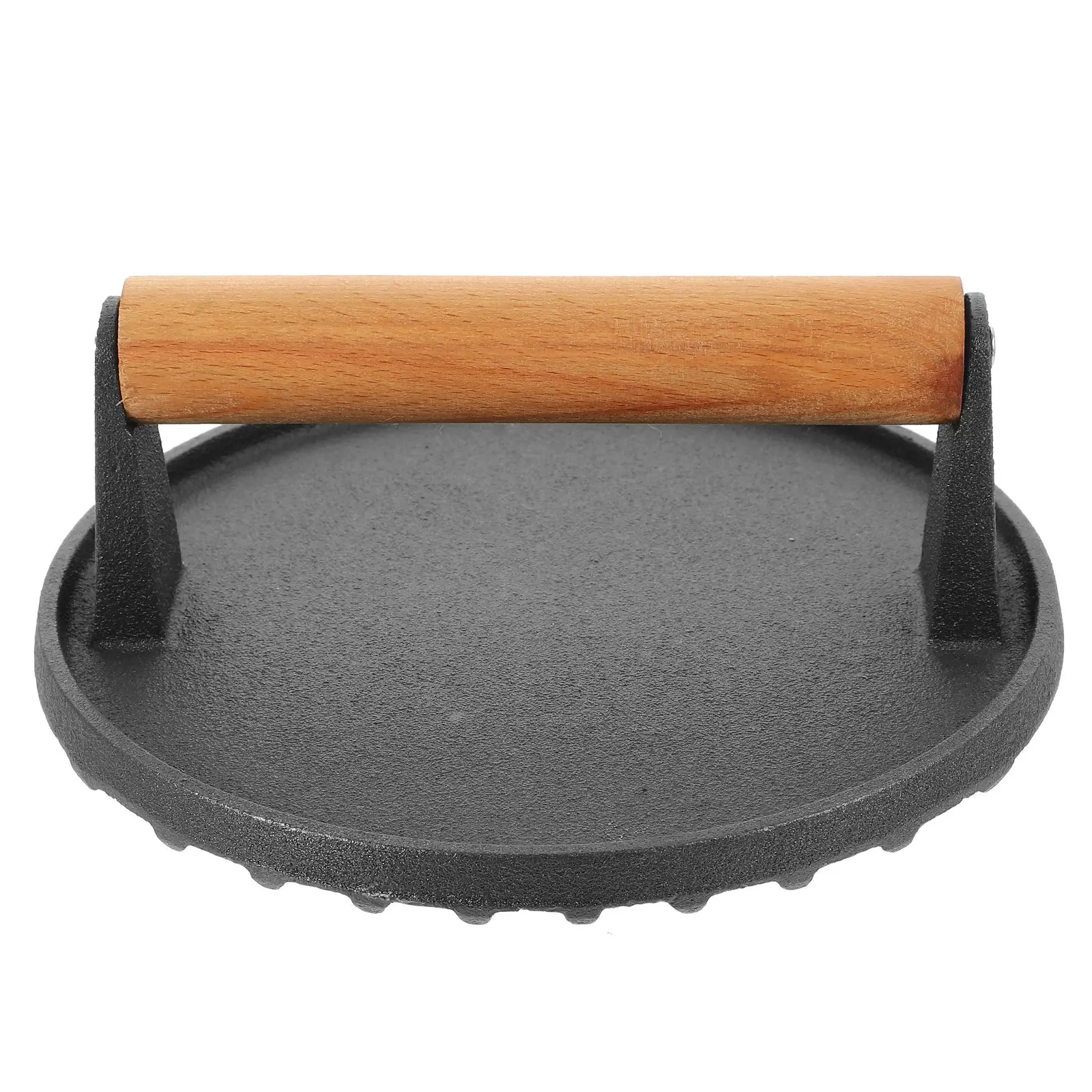 Cast Iron Meat Press Patty Maker for Cooking Bacon Burger Grill Tool Home Kitchen Mold Steak BBQ Press Wood Skillet
Cast Iron Meat Press Patty Maker for Cooking Bacon Burger Grill Tool Home Kitchen Mold Steak BBQ Press Wood Skillet