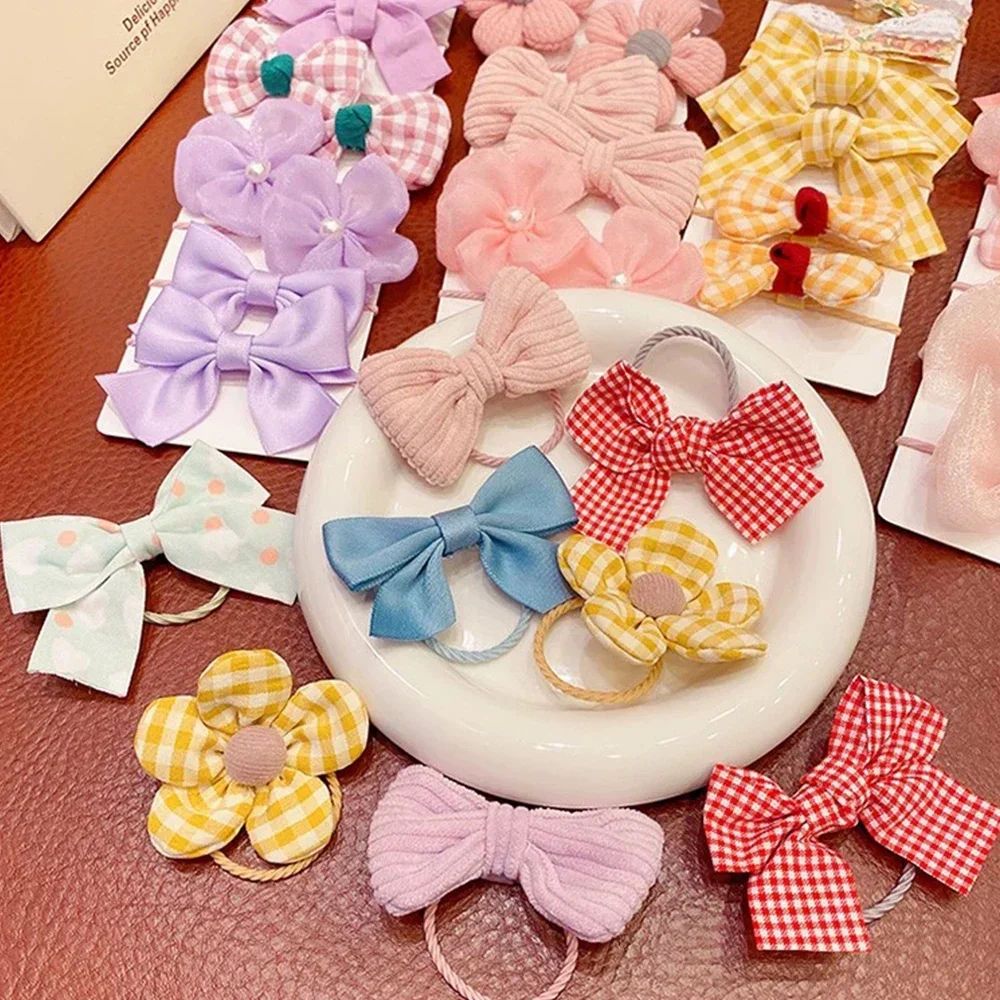 10Pcs/set Cute Flower Elastic Hairband Children Cloth Bowknot Hair Ties Girls Baby Ponytail Holder Hair Bands Hair Accessories
10Pcs/set Cute Flower Elastic Hairband Children Cloth Bowknot Hair Ties Girls Baby Ponytail Holder Hair Bands Hair Accessories