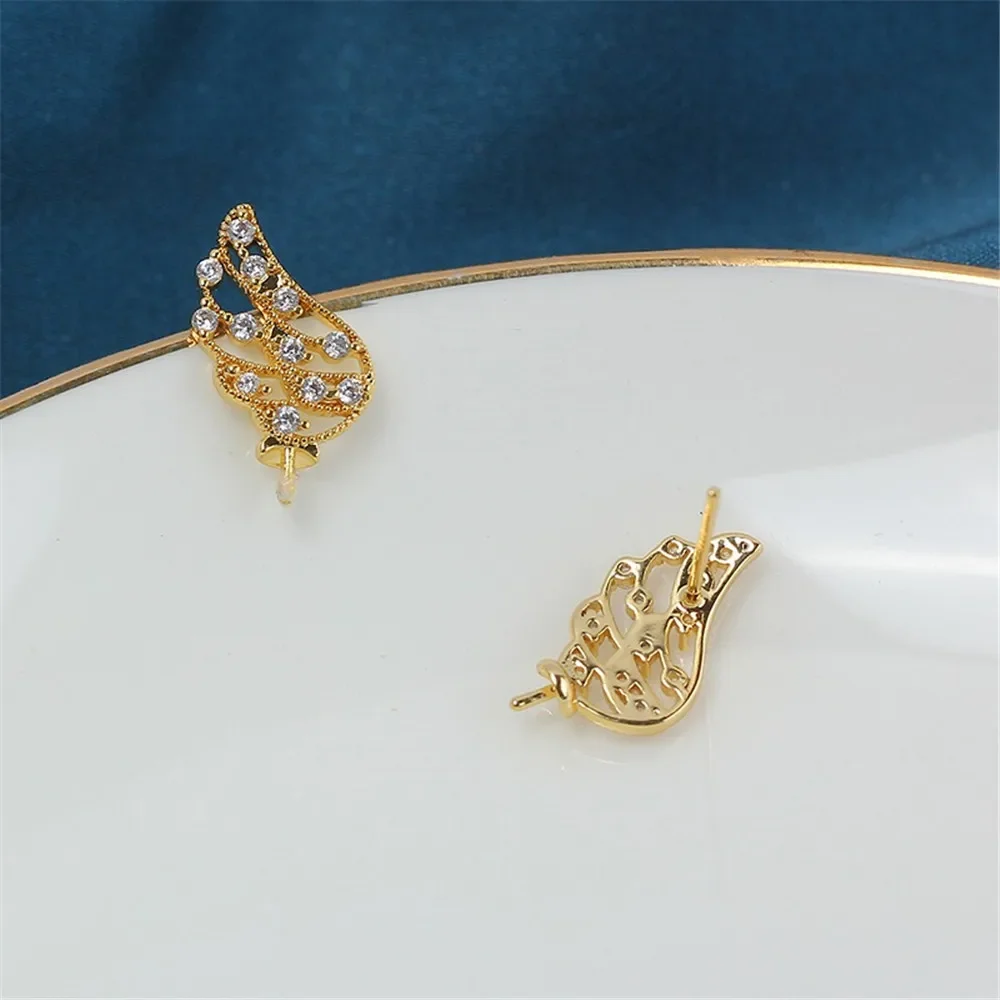 Gold Plated Pearl Earring Settings, DIY Jewelry Making Supplies, Blank Ear Stud Bases for Handmade Accessories, 1pair No Pearl
Gold Plated Pearl Earring Settings, DIY Jewelry Making Supplies, Blank Ear Stud Bases for Handmade Accessories, 1pair No Pearl
