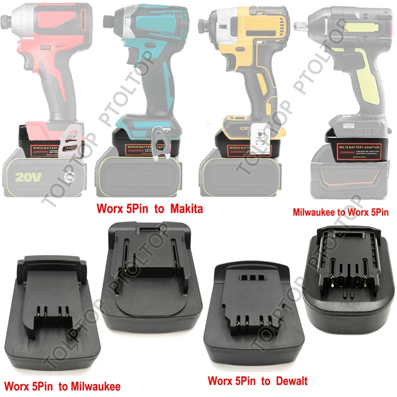 Адаптер для аккумулятора, совместимый с Worx 20 в 5 футов, преобразованный в Makita/Milwaukee/Dewalt 18 в
Адаптер для аккумулятора, совместимый с Worx 20 в 5 футов, преобразованный в Makita/Milwaukee/Dewalt 18 в
