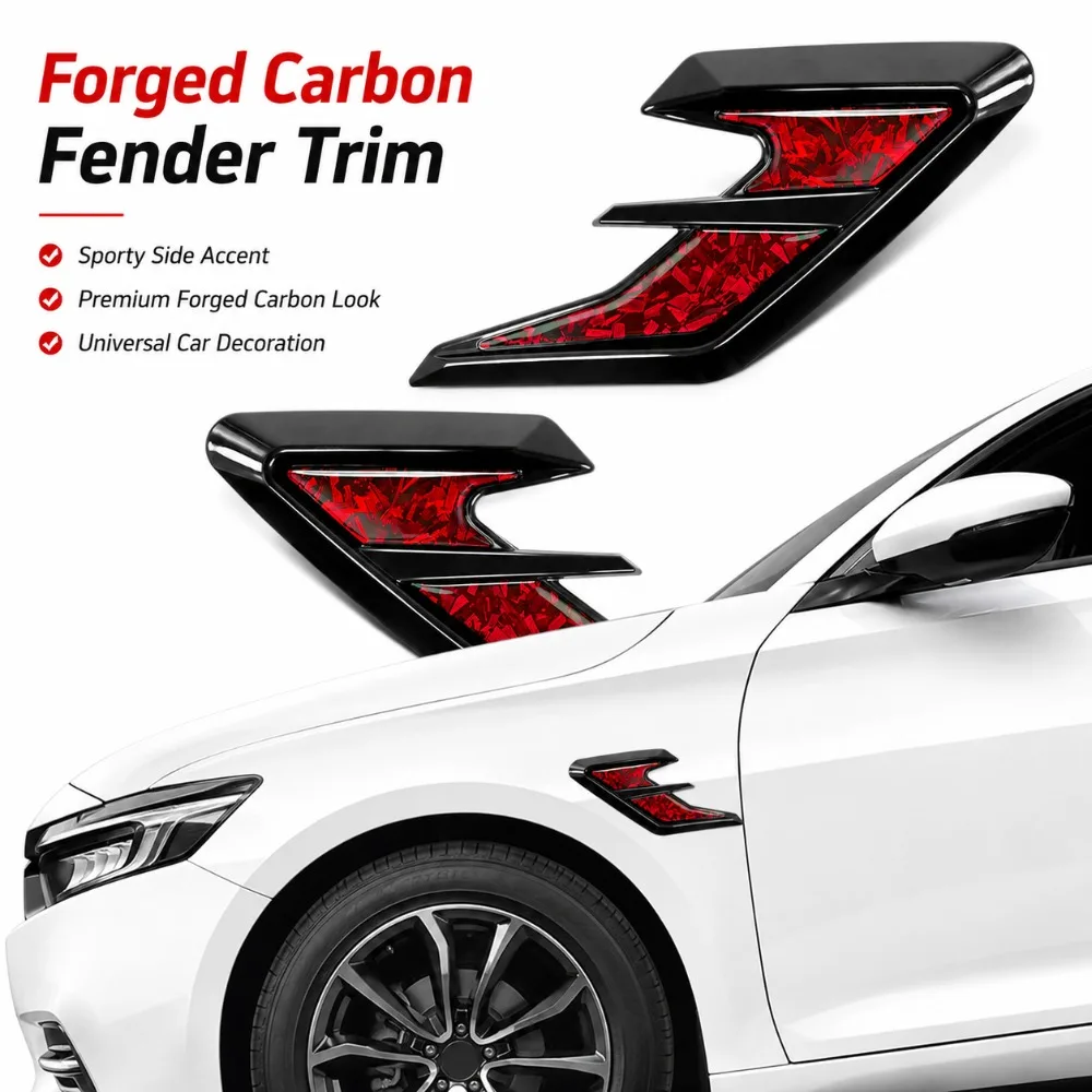 Forged Carbon Fender Side Vent Trim For Universal Models Car Body Spoiler Wing Sticker Exterior Decoration Auto Accessories Kits
Forged Carbon Fender Side Vent Trim For Universal Models Car Body Spoiler Wing Sticker Exterior Decoration Auto Accessories Kits