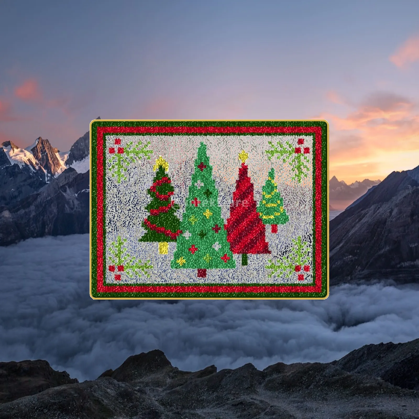 Christmas Carpet Making Embroidery, Handmade Latch Hook Kit DIY Rug Crafts Christmas 50x38cm(20x15inch)
Christmas Carpet Making Embroidery, Handmade Latch Hook Kit DIY Rug Crafts Christmas 50x38cm(20x15inch)