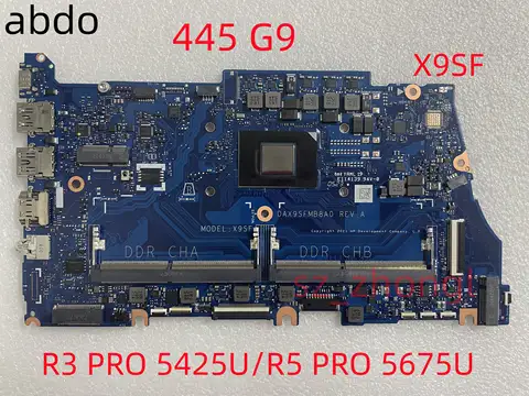 Płyta główna DAX9SFMB8A0 DA0X9SMB8D1 do laptopa HP Probook 445 G9 645 G5 z procesorem AMD i pamięcią DDR4