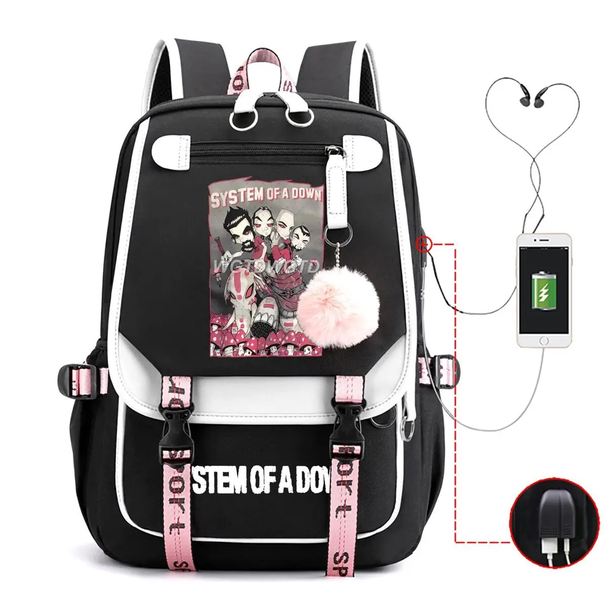 Students School Backpacks Trend 2026 Rock Band Print High Quality Travel Laptop Bags Rock Band Tour Merch Backpack Satchel
Students School Backpacks Trend 2026 Rock Band Print High Quality Travel Laptop Bags Rock Band Tour Merch Backpack Satchel