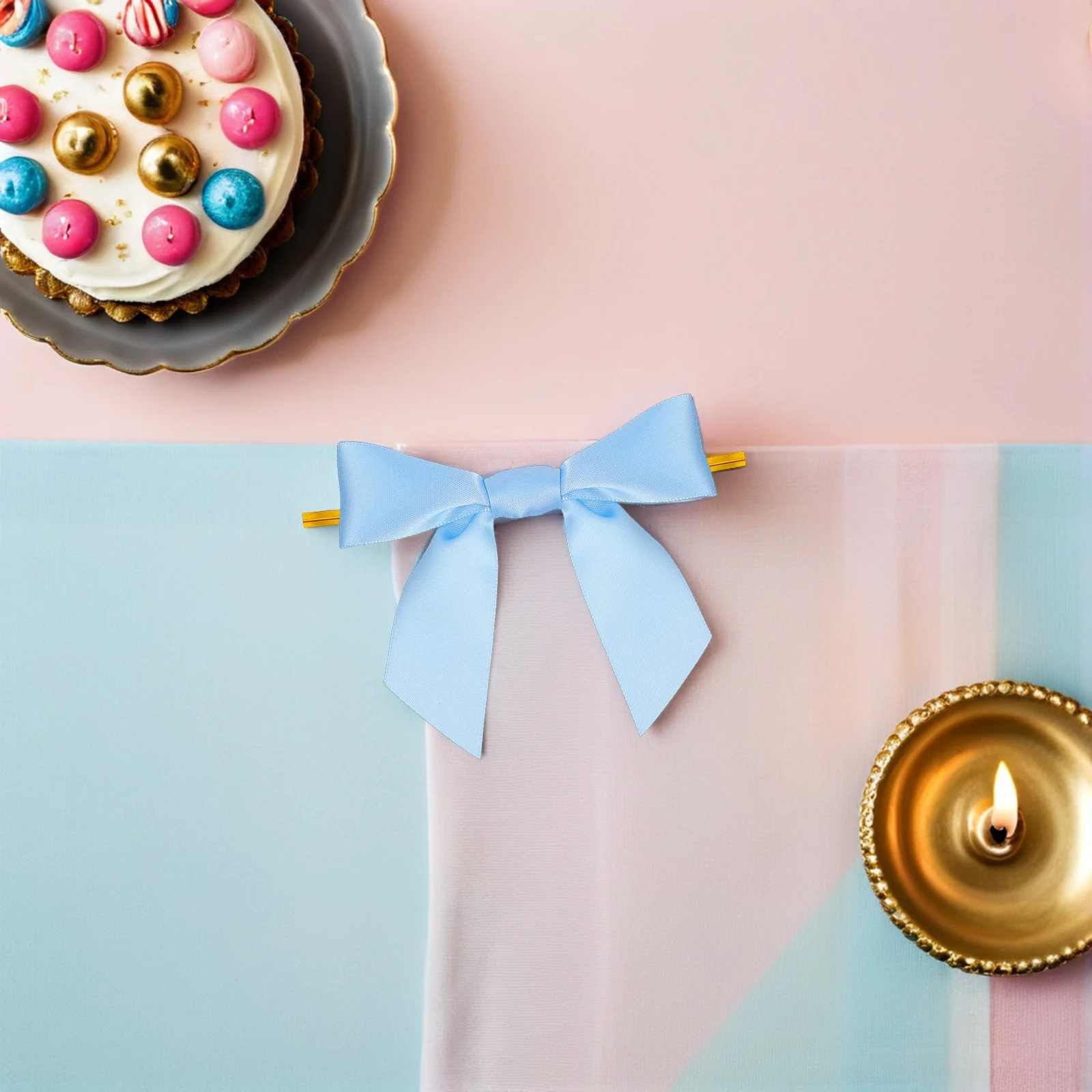 100Pcs Gift Bag Bows Pre-Tied Ribbon Small Twist Tie Bows for Treat Bags Present Wrapping Birthday Wedding Party
100Pcs Gift Bag Bows Pre-Tied Ribbon Small Twist Tie Bows for Treat Bags Present Wrapping Birthday Wedding Party