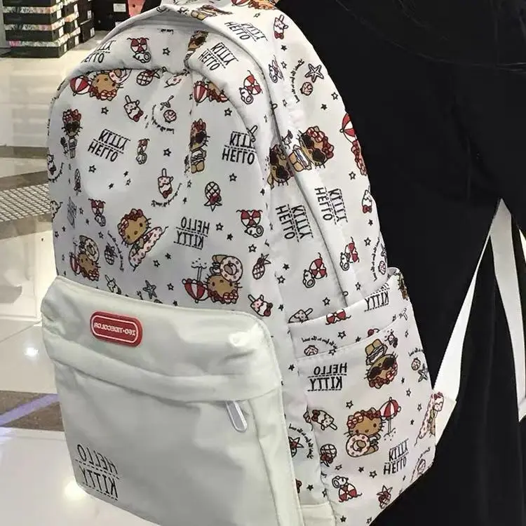 Sanrio Hello Kitty Pochacco мультяшный рюкзак для младших школьников большая вместительная сумка на плечо в японском стиле Harajuku повседневный рюкзак
Sanrio Hello Kitty Pochacco мультяшный рюкзак для младших школьников большая вместительная сумка на плечо в японском стиле Harajuku повседневный рюкзак