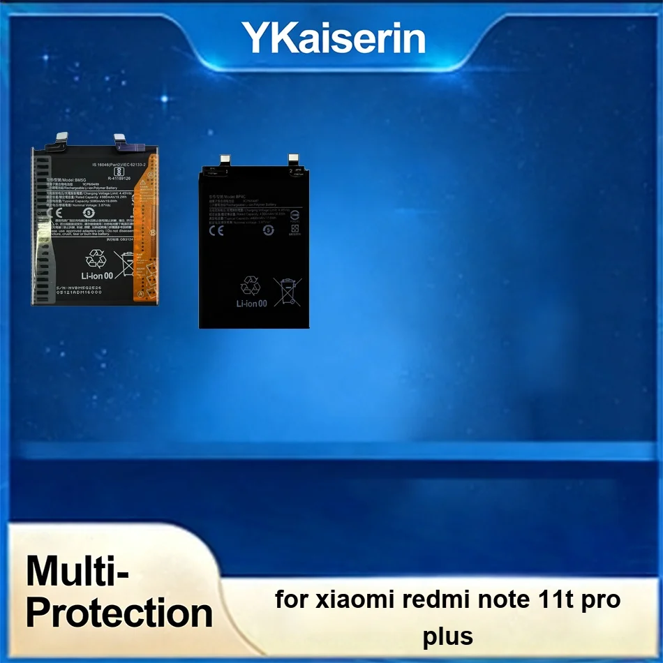 Mobile Phone Battery Long Lasting BP4C BM5G 4400-5000mAh For Xiaomi Redmi Note 11T Pro Plus
Mobile Phone Battery Long Lasting BP4C BM5G 4400-5000mAh For Xiaomi Redmi Note 11T Pro Plus
