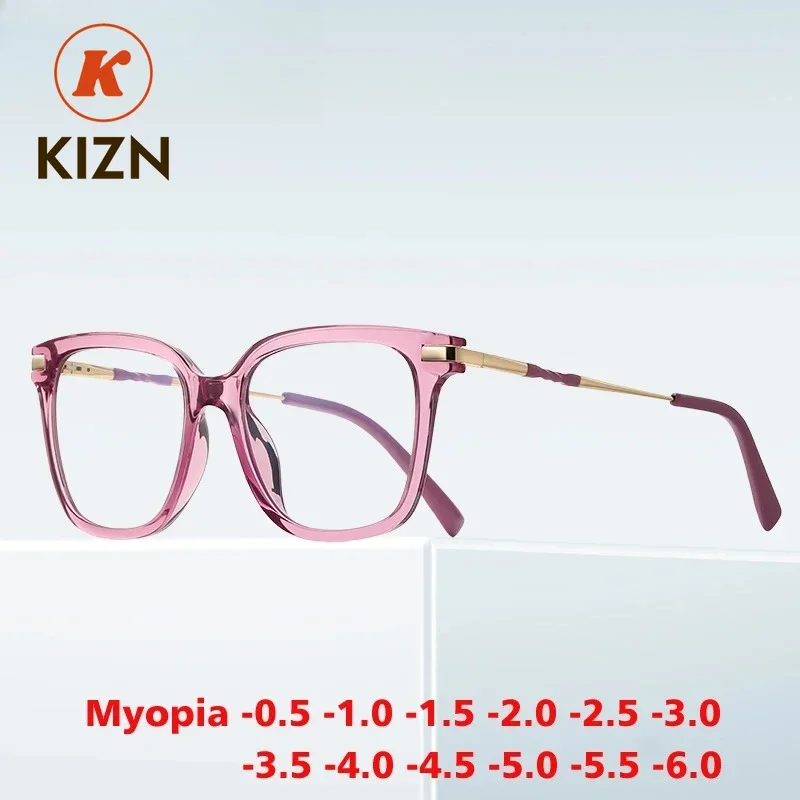 Очки KIZN с защитой от синего света, большие винтажные фотохромные очки для женщин и мужчин, с диоптриями от -0.50 до -10, на заказ
Очки KIZN с защитой от синего света, большие винтажные фотохромные очки для женщин и мужчин, с диоптриями от -0.50 до -10, на заказ