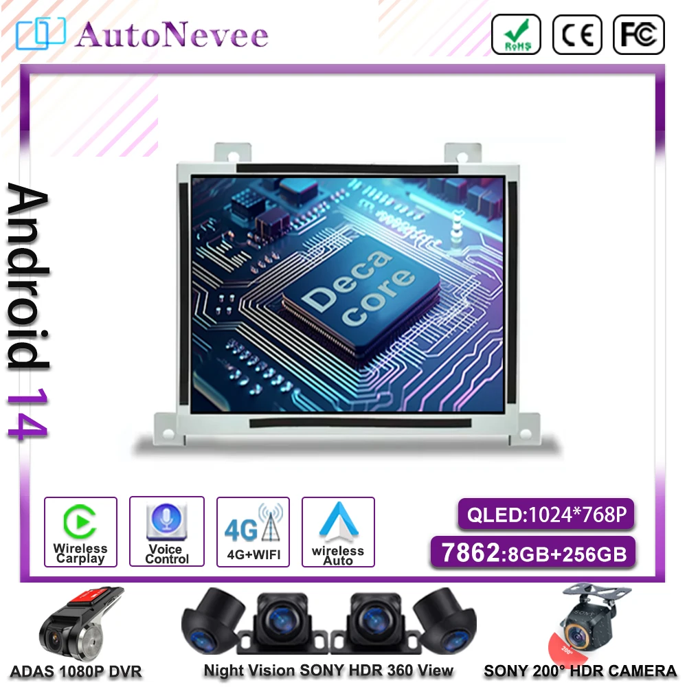 8.4" Android 14 Car DVD For Dodge Charger Challenger 2015-2019 Replacement Wireless Carplay and Android Auto Headunit Dash Cam
8.4" Android 14 Car DVD For Dodge Charger Challenger 2015-2019 Replacement Wireless Carplay and Android Auto Headunit Dash Cam