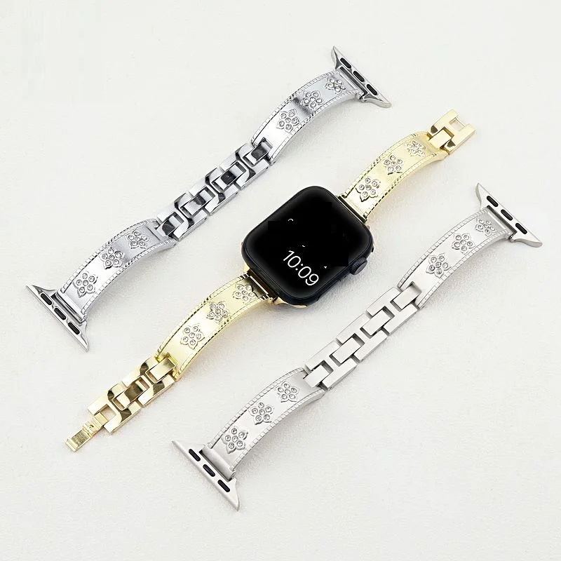 Stylish Jewelry Bracelet for Apple Watch Strap 49 46 42 38 45mm Stainless Steel Metal Strap Wristband for iWatch 10 9 8 7 6 5 4
Stylish Jewelry Bracelet for Apple Watch Strap 49 46 42 38 45mm Stainless Steel Metal Strap Wristband for iWatch 10 9 8 7 6 5 4