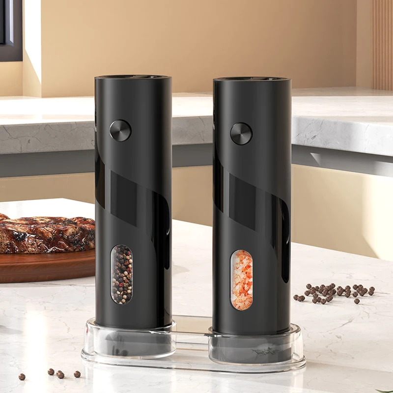 Электрическая мельница для перца, мельница для соли и перца, перезаряжаемая от USB и батареи, модель регулируемой толщины, мельница для специй, кухонный инструмент
Электрическая мельница для перца, мельница для соли и перца, перезаряжаемая от USB и батареи, модель регулируемой толщины, мельница для специй, кухонный инструмент