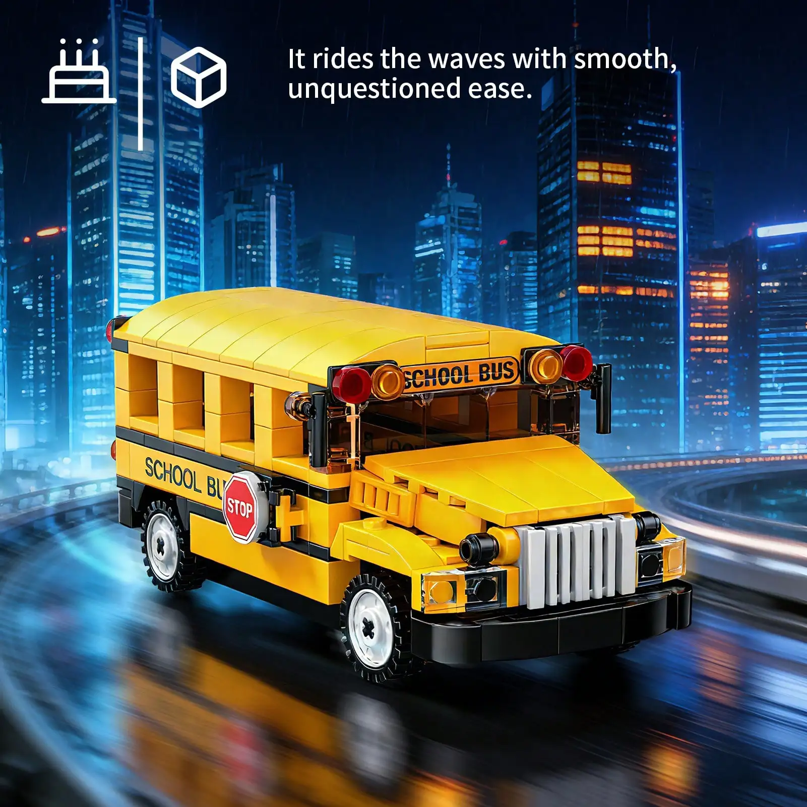 2.4GHz RC Building Blocks Transport Truck, All Terrain Remote Control Pickup Car Toys Christmas Gifts for Boys Girls 3-8
2.4GHz RC Building Blocks Transport Truck, All Terrain Remote Control Pickup Car Toys Christmas Gifts for Boys Girls 3-8