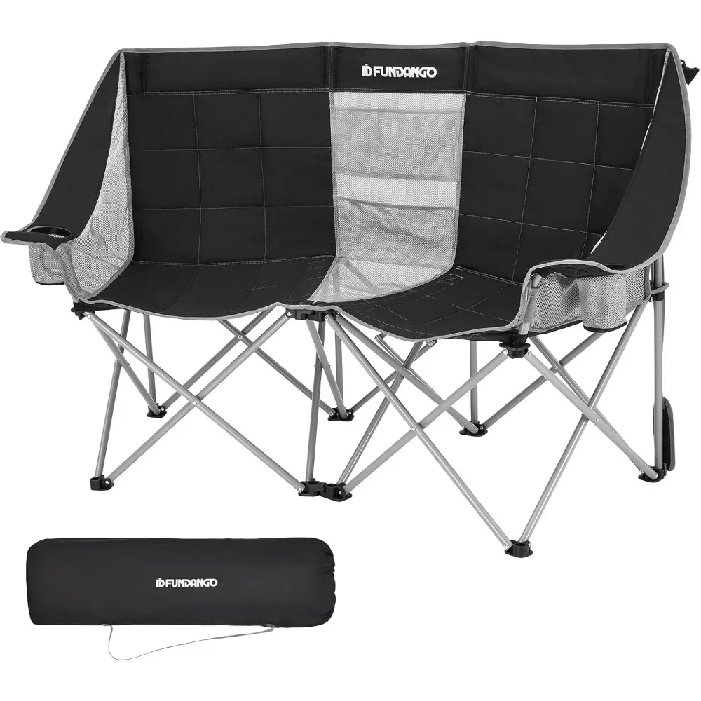 Camping Chairs Adults 2 Person Oversized Double Camping Chair for Outside Picnic Beach Travel, Love Seat Camp Chair, Oversized
Camping Chairs Adults 2 Person Oversized Double Camping Chair for Outside Picnic Beach Travel, Love Seat Camp Chair, Oversized