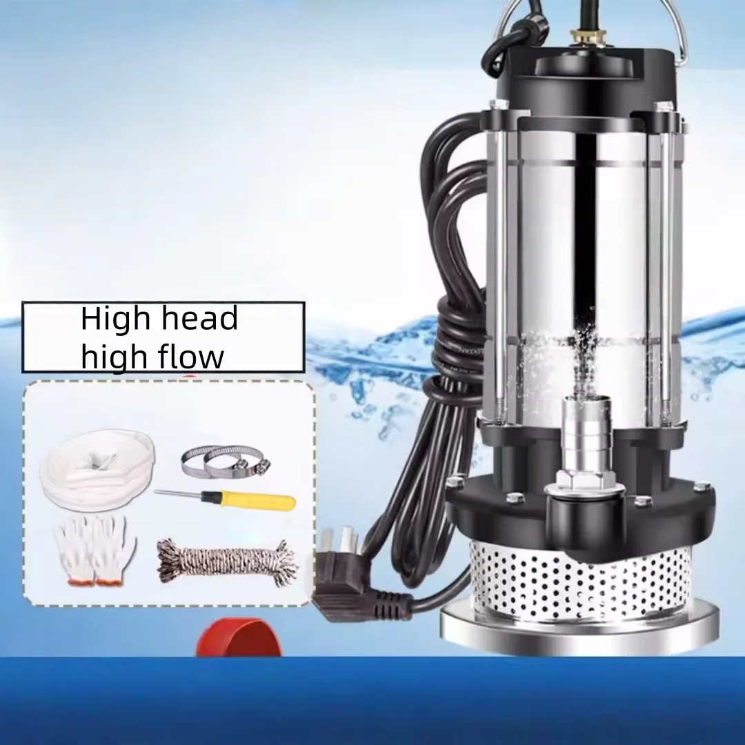 220V Submersible Water Pump High Head Household Agricultural Irrigation Sewage Pump
220V Submersible Water Pump High Head Household Agricultural Irrigation Sewage Pump