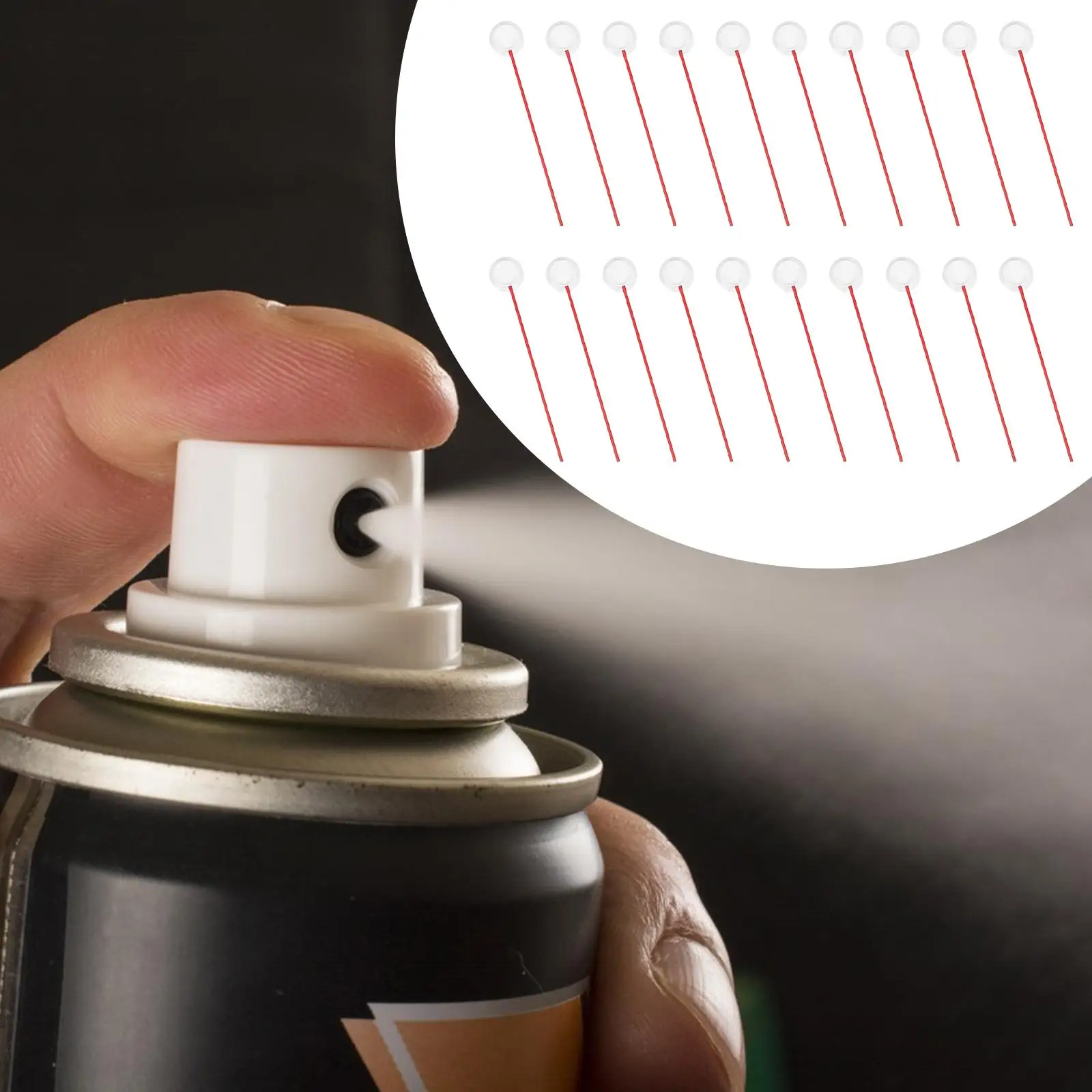 20x сменная трубка для распылителя, многоцелевая, 4,65 дюйма, прочная, быстро прикрепляющая, удлинитель сопла аэрозольного распылителя для проектов DIY
20x сменная трубка для распылителя, многоцелевая, 4,65 дюйма, прочная, быстро прикрепляющая, удлинитель сопла аэрозольного распылителя для проектов DIY