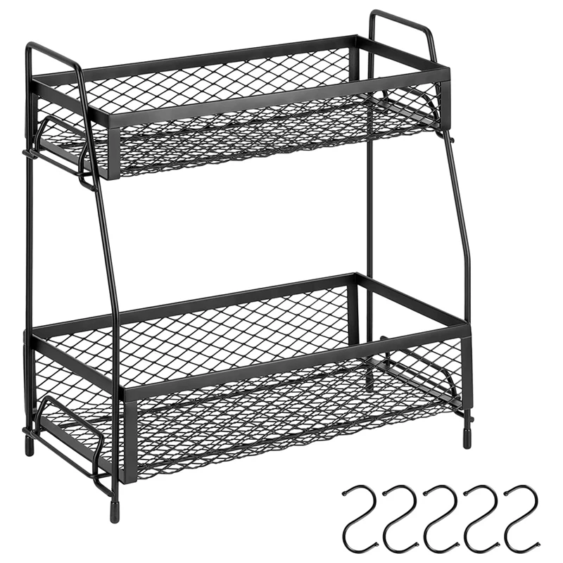 Spice Rack Kitchen Cabinet Organizer - Bathroom Organizer Countertop Organizer Holder - Kitchen Seasoning Rack
Spice Rack Kitchen Cabinet Organizer - Bathroom Organizer Countertop Organizer Holder - Kitchen Seasoning Rack