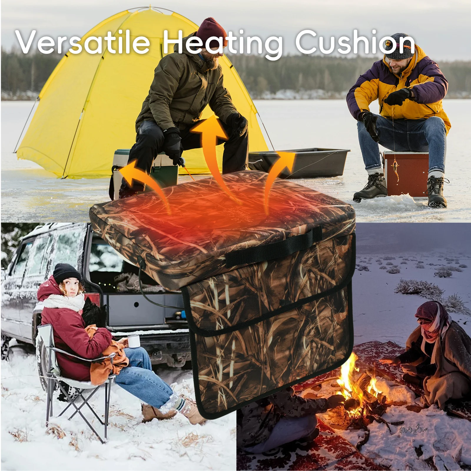USB Heated Hunting Seat Cushion Warm Seat Pads for Tree Stand Ladder Stand for Hunting Ice Fishing Hiking Camping Sporting Event
USB Heated Hunting Seat Cushion Warm Seat Pads for Tree Stand Ladder Stand for Hunting Ice Fishing Hiking Camping Sporting Event