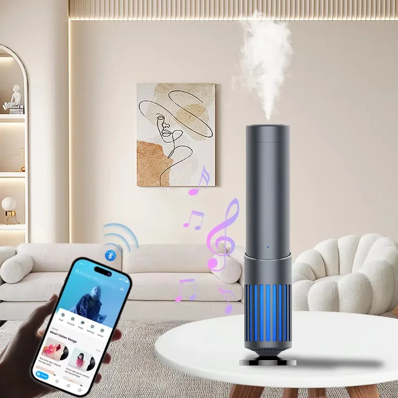 Bluetooth Control Audio Anhydrous Scent Essential Oil Diffuser Aromatherapy Music System Desktop Home Metal Speaker
Bluetooth Control Audio Anhydrous Scent Essential Oil Diffuser Aromatherapy Music System Desktop Home Metal Speaker