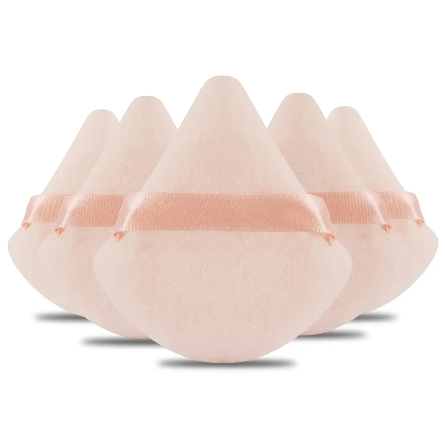 6-Piece Soft Triangle Powder Puffs for Loose and Mineral Makeup, Velour Cosmetic Sponges
6-Piece Soft Triangle Powder Puffs for Loose and Mineral Makeup, Velour Cosmetic Sponges