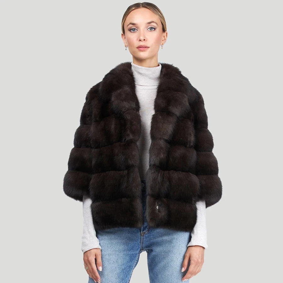 Fox Fur Coat Women Clothing 2024 New Arrivals Short Real Fur Coat With Cropped Sleeves Natural Fox Fur Jackets
Fox Fur Coat Women Clothing 2024 New Arrivals Short Real Fur Coat With Cropped Sleeves Natural Fox Fur Jackets