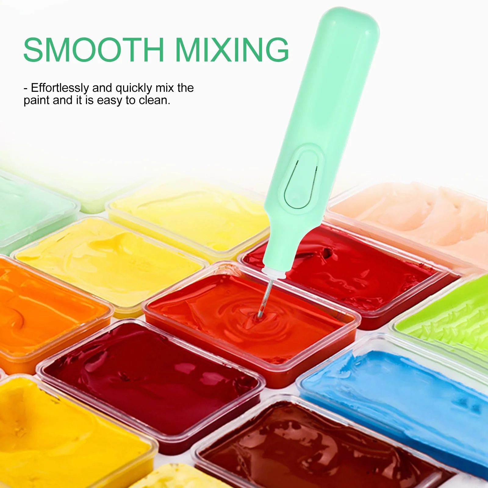 Pigment Blender Mixer Shaker Stirrer Watercolor Gouache Supplies Portable Long Lasting Safe Durable
Pigment Blender Mixer Shaker Stirrer Watercolor Gouache Supplies Portable Long Lasting Safe Durable