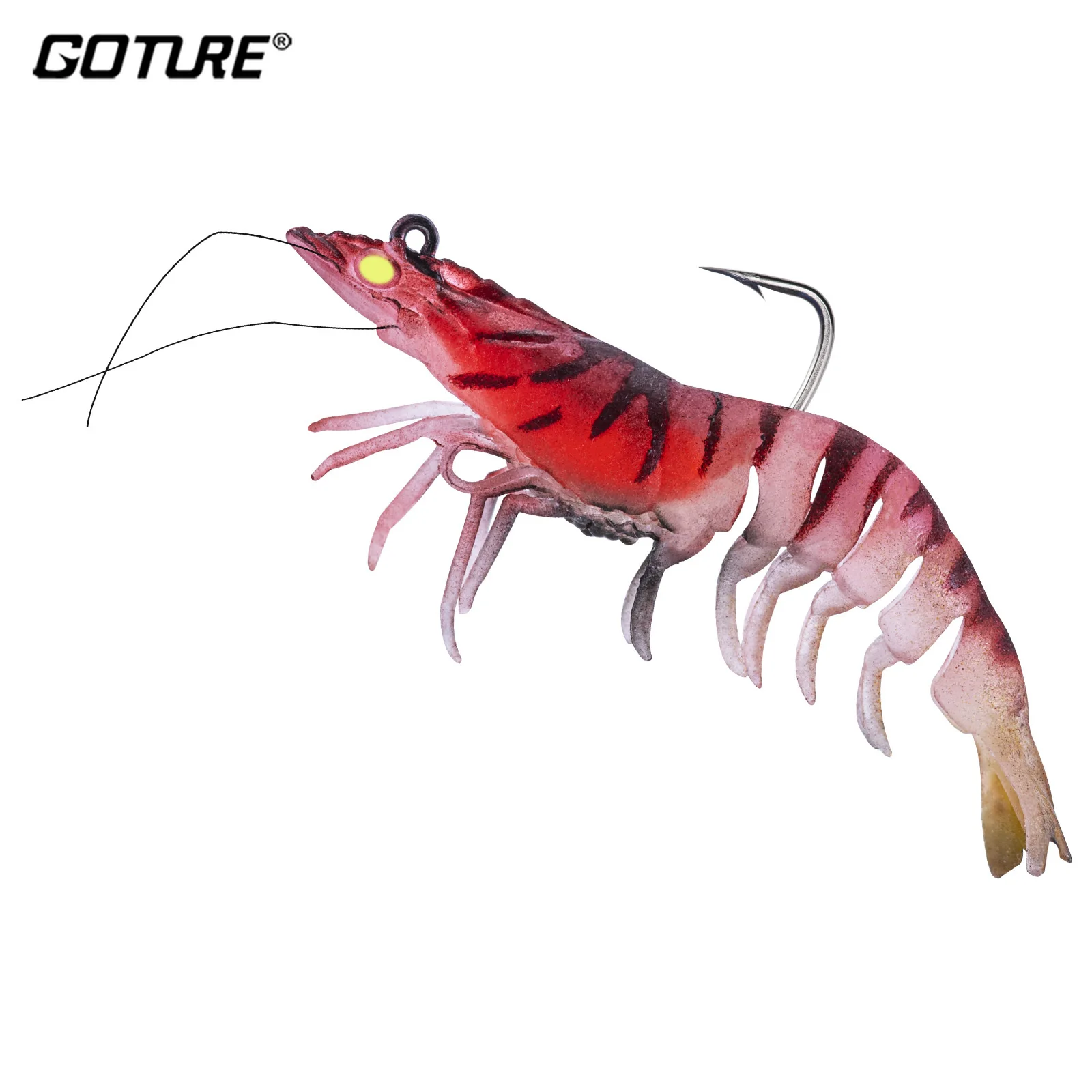 Goture 3pcs/lot Lead Head Jigs Soft Shrimp Fishing Lures Bass Fishing Crankbaits for Freshwate and Saltwater Tackle Accessories
Goture 3pcs/lot Lead Head Jigs Soft Shrimp Fishing Lures Bass Fishing Crankbaits for Freshwate and Saltwater Tackle Accessories