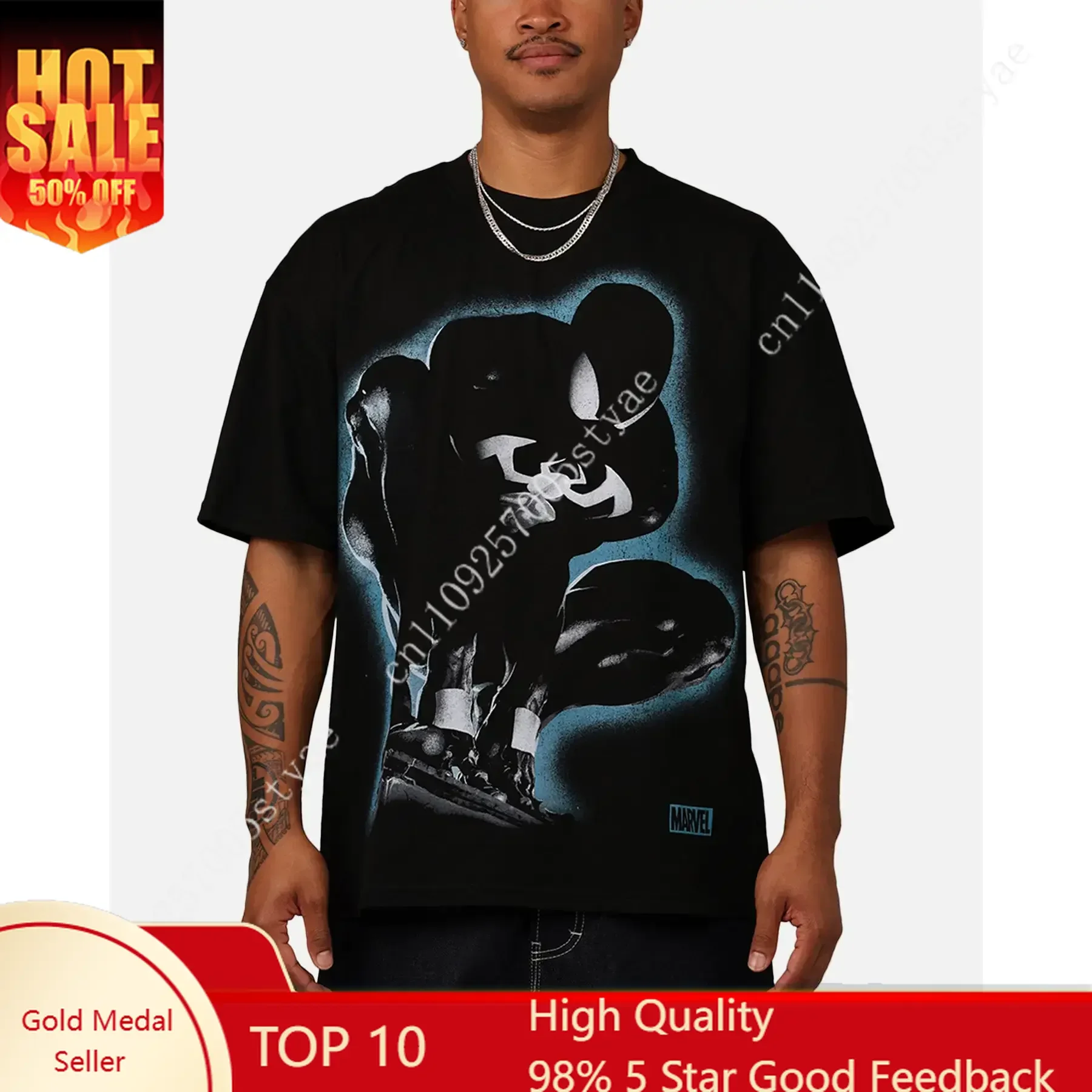 Marvel Spider-Man Symbiote T-Shirt Black
Marvel Spider-Man Symbiote T-Shirt Black