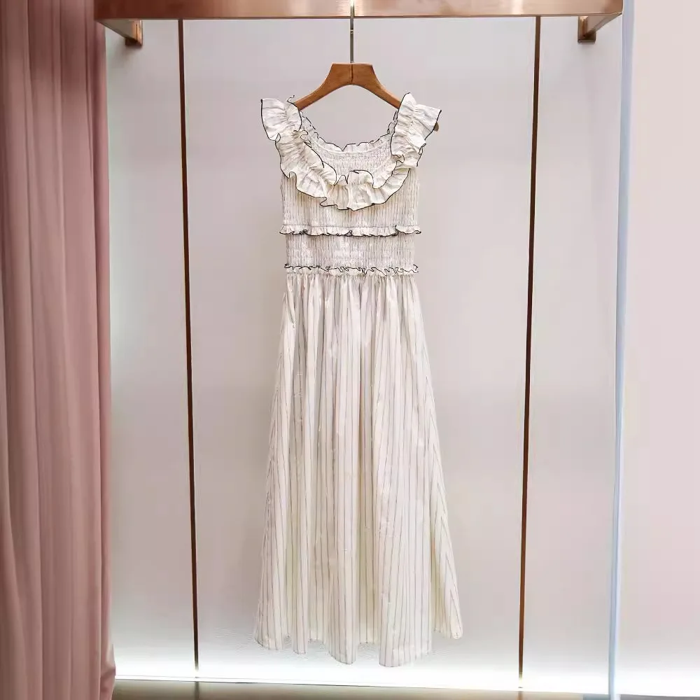 Элегантная женская летняя юбка MaSande класса люкс с круглым вырезом, длинная, А-силуэта, для повседневной носки, с эластичной талией
Элегантная женская летняя юбка MaSande класса люкс с круглым вырезом, длинная, А-силуэта, для повседневной носки, с эластичной талией