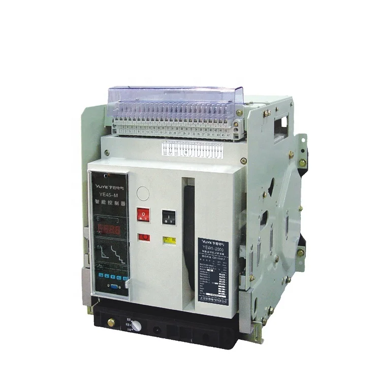 123 Factory Price YUYE YEW1-4000 ACB Three Phase 3200A 3600A 4000 Amp Smart Air Circuit Breaker
123 Factory Price YUYE YEW1-4000 ACB Three Phase 3200A 3600A 4000 Amp Smart Air Circuit Breaker