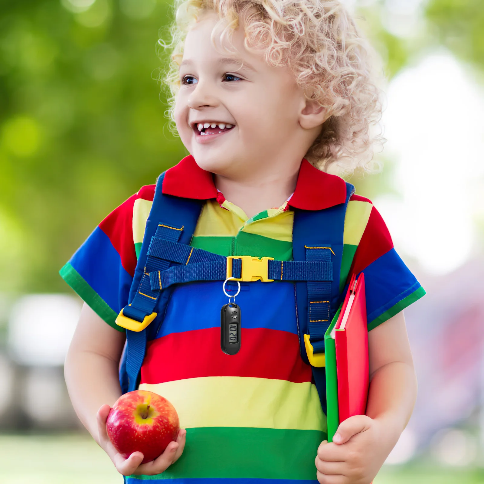 Mute Digital Watch Keychain Black for Students Lightweight Durable Portable Clock for Backpacks Lanyards Silent Operation
Mute Digital Watch Keychain Black for Students Lightweight Durable Portable Clock for Backpacks Lanyards Silent Operation