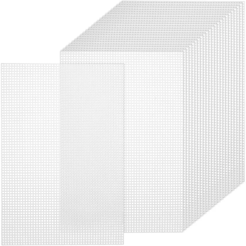 【HAPPYH】Plastic Canvas Sheets 7 Count 24 Pieces, Eye Meshes For Embroidery,Yarn Crafting, Plastic Mesh Canvas Sheets
【HAPPYH】Plastic Canvas Sheets 7 Count 24 Pieces, Eye Meshes For Embroidery,Yarn Crafting, Plastic Mesh Canvas Sheets