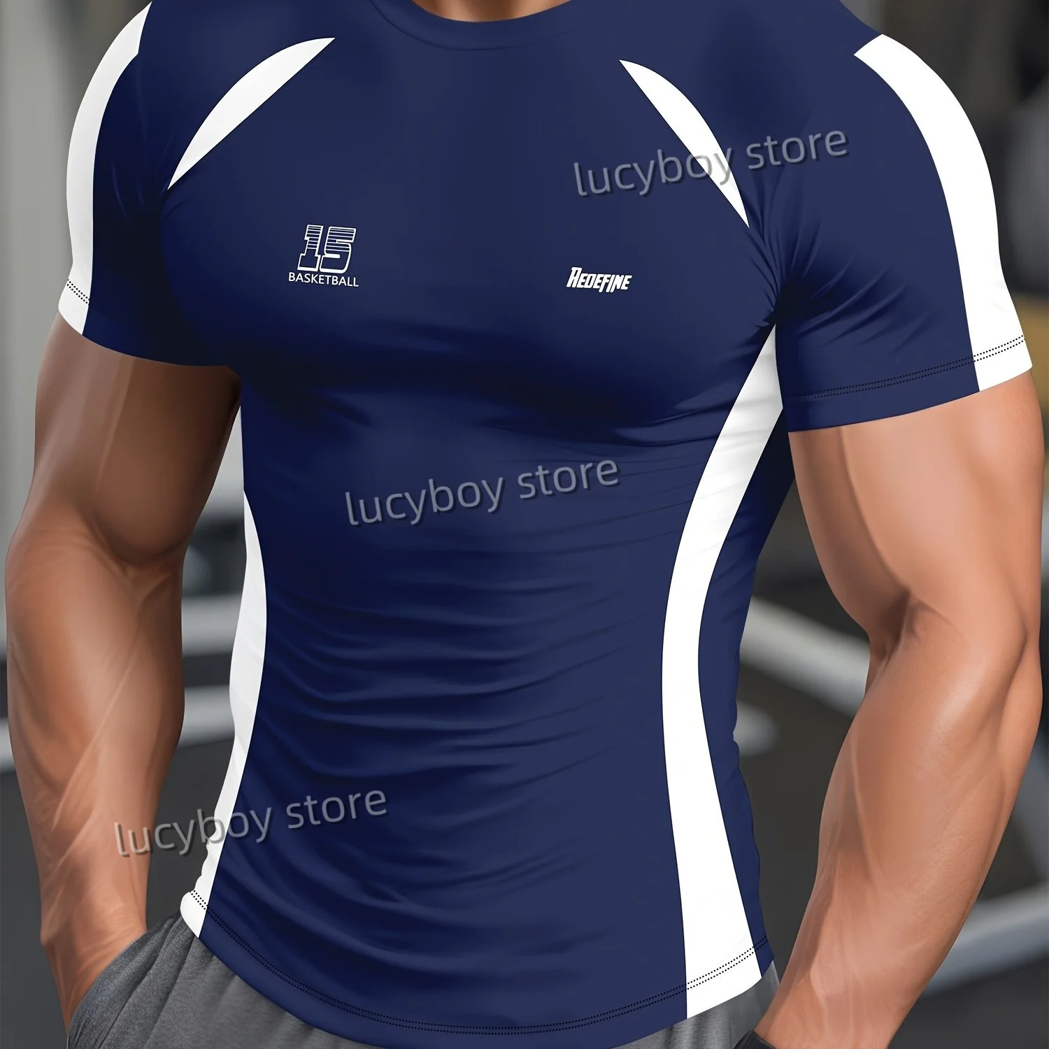 Men's Sports Gym NO.15 Print T Shirt Muscle Training Tees Short Sleeve Quick Drying Sportwear Men Oversized Tops Men Clothing
Men's Sports Gym NO.15 Print T Shirt Muscle Training Tees Short Sleeve Quick Drying Sportwear Men Oversized Tops Men Clothing