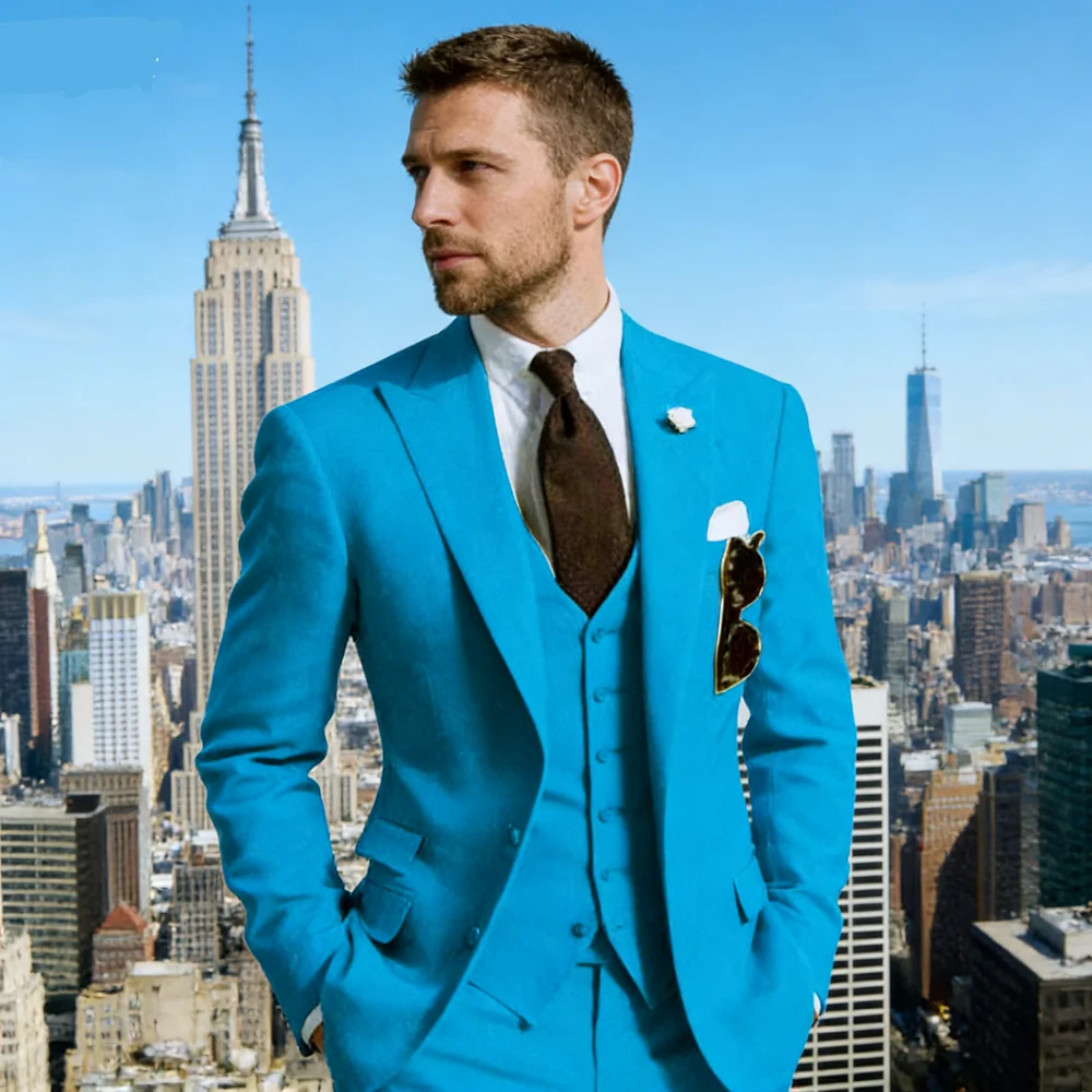 Solid Color Slim Fit Men's Business Tuxedo Fashion Lapel Peak Tails Wedding Groomsmen Dance Party Ternos Masculinos
Solid Color Slim Fit Men's Business Tuxedo Fashion Lapel Peak Tails Wedding Groomsmen Dance Party Ternos Masculinos