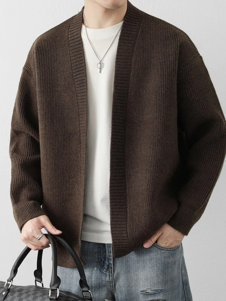 Heavyweight Retro Knitted Cardigan Jaet Men's Spring Autumn Sle American Trendy Simple High End Feeling Old Money Sweater...
Heavyweight Retro Knitted Cardigan Jaet Men's Spring Autumn Sle American Trendy Simple High End Feeling Old Money Sweater...