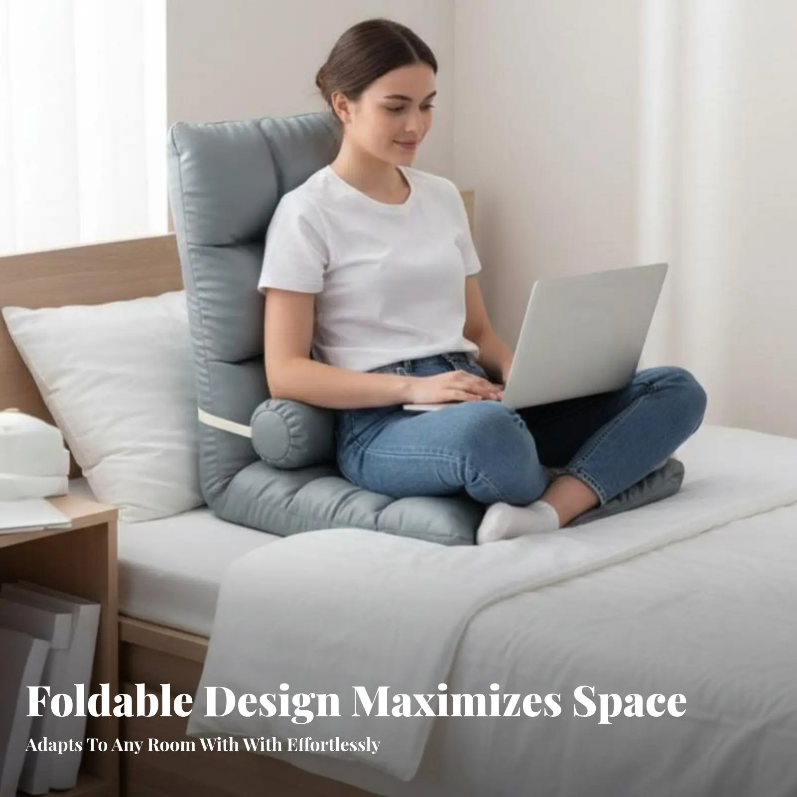 Adjustable Supportrest Lounger Foldable Design Adjustable Floor Lounger Space Saving Ergonomic Support for Teens, Esports Fans
Adjustable Supportrest Lounger Foldable Design Adjustable Floor Lounger Space Saving Ergonomic Support for Teens, Esports Fans
