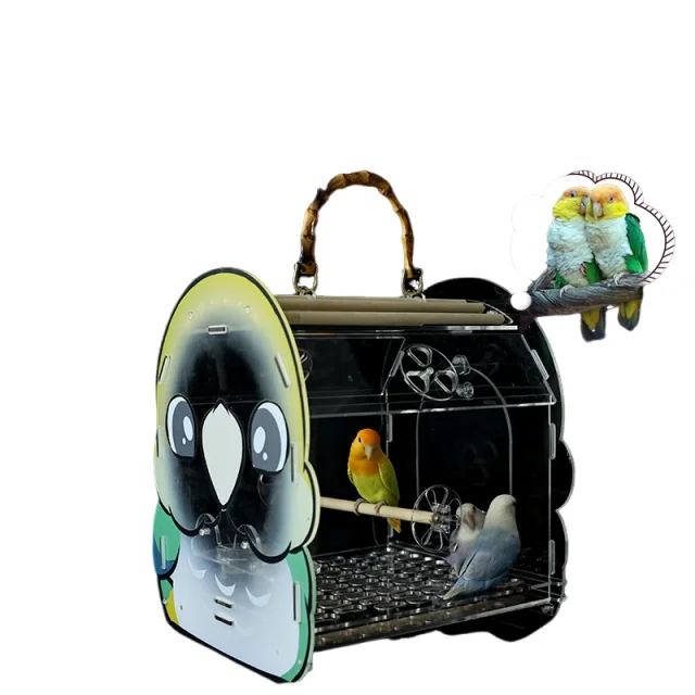 Креативное оборудование для попугаев с разнообразными узорами, яркое и привлекательное, 360° ° Акриловая клетка с панорамным обзором
Креативное оборудование для попугаев с разнообразными узорами, яркое и привлекательное, 360° ° Акриловая клетка с панорамным обзором