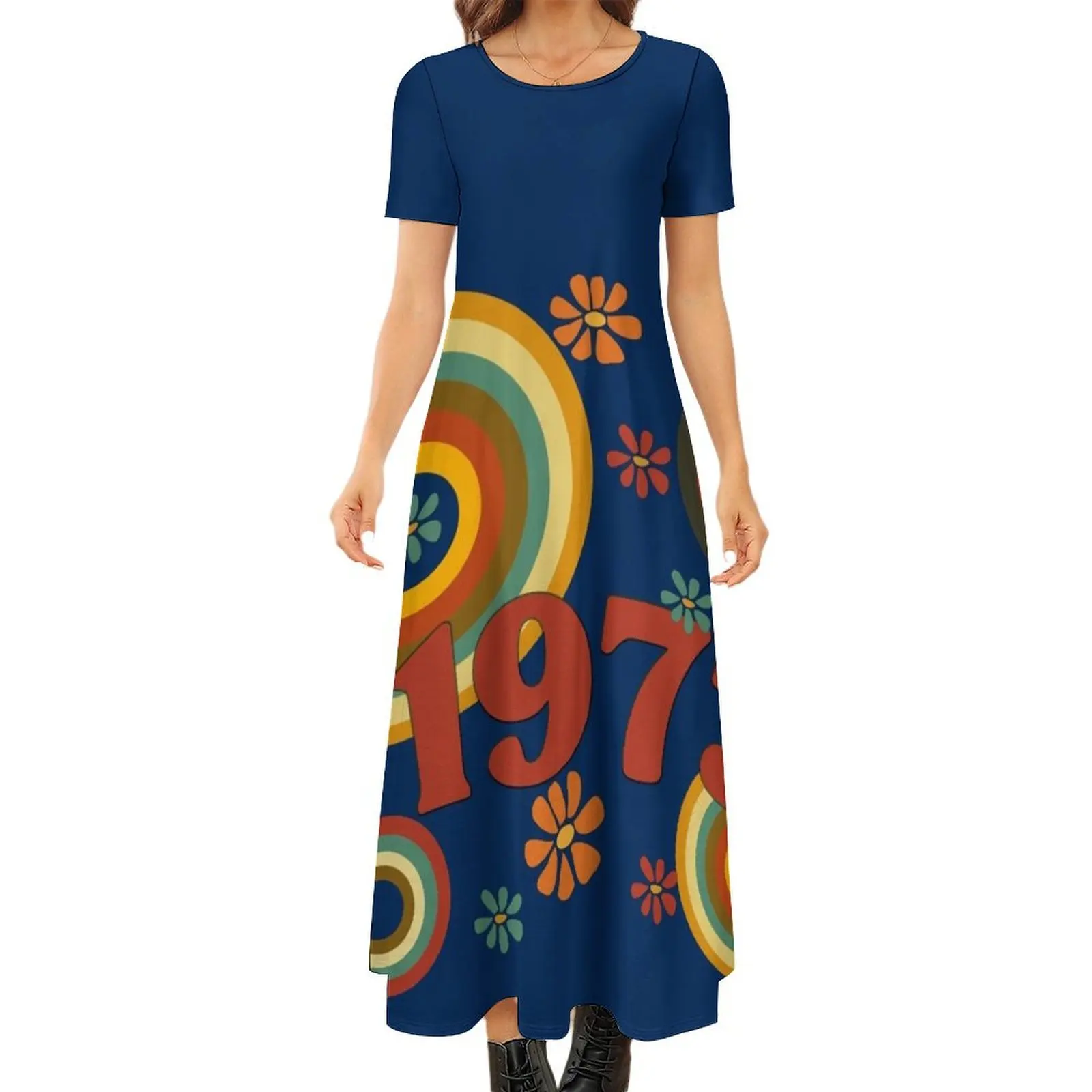1973 Round Neck Short Sleeve Dress evening dress woman summer dress women 2024 women"s summer clothing 2024
1973 Round Neck Short Sleeve Dress evening dress woman summer dress women 2024 women"s summer clothing 2024