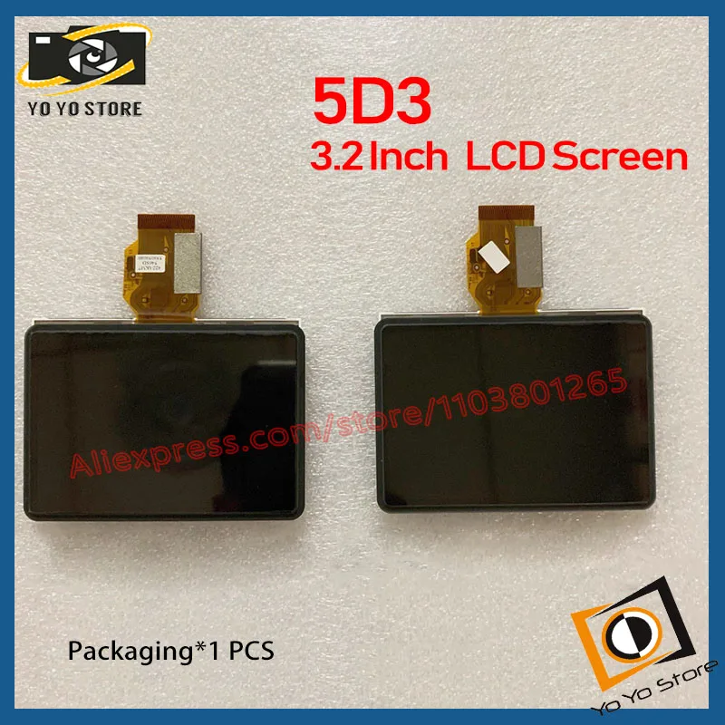 For Canon 5D3 3.2 Inch LCD Screen DSLR Machine Display with Backlight Repair Accessories New
For Canon 5D3 3.2 Inch LCD Screen DSLR Machine Display with Backlight Repair Accessories New