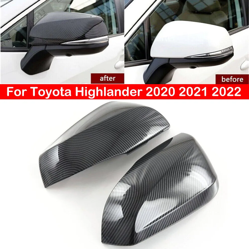 For Toyota Highlander 2020 2021 2022 Rearview Side Mirror Cover Wing Cap Exterior Door Rear View Case Trim Shell Carbon Fiber
For Toyota Highlander 2020 2021 2022 Rearview Side Mirror Cover Wing Cap Exterior Door Rear View Case Trim Shell Carbon Fiber