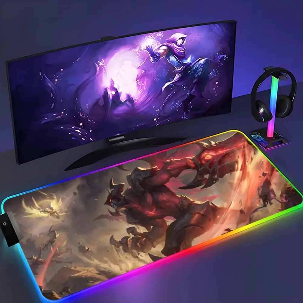 LOL Aatrox Mouse Pad XXL RGB Mouse Pad Kawaii Gaming Accessories Computer keyboard Large Led Desk Mat Backlight Mousepad
LOL Aatrox Mouse Pad XXL RGB Mouse Pad Kawaii Gaming Accessories Computer keyboard Large Led Desk Mat Backlight Mousepad