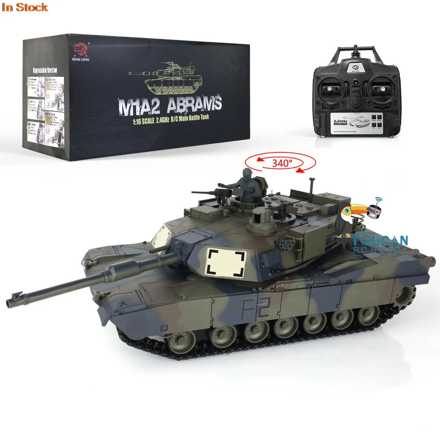 Heng Long 1/16 2.4Ghz 7.0 Plastic Ver M1A2 Abrams Radio-controlled Tank 3918 Model TH17806-SMT4
Heng Long 1/16 2.4Ghz 7.0 Plastic Ver M1A2 Abrams Radio-controlled Tank 3918 Model TH17806-SMT4