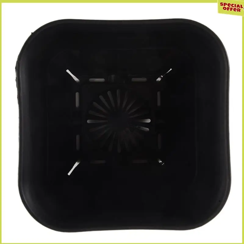 A34R 12PCS-Pack Black Square Plastic Succulent Plant Pot For Plant Flowers Cactus, Etc., Black Nursery Flower Pot
A34R 12PCS-Pack Black Square Plastic Succulent Plant Pot For Plant Flowers Cactus, Etc., Black Nursery Flower Pot