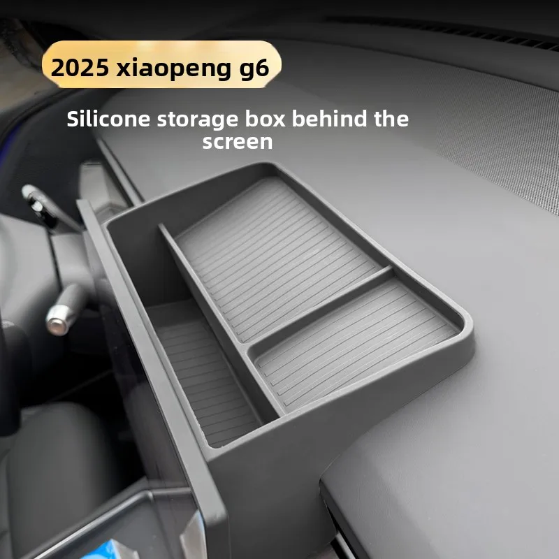 Car Screen Rear Storage Box Silicone Storage Box Auto Supplies Modification Accessories for Xpeng Xiaopeng G6 2025
Car Screen Rear Storage Box Silicone Storage Box Auto Supplies Modification Accessories for Xpeng Xiaopeng G6 2025