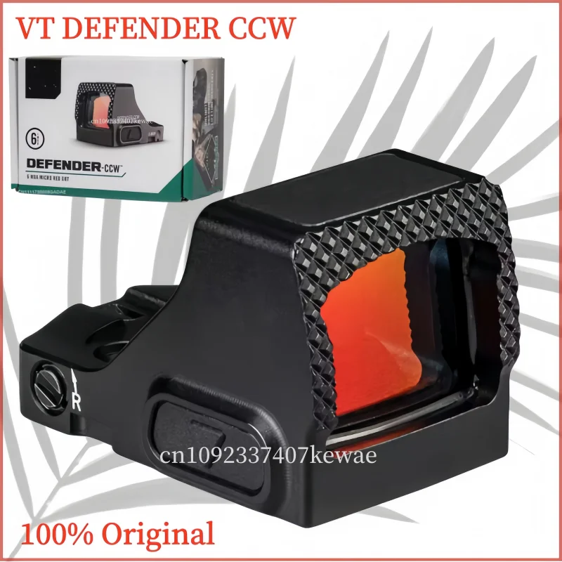 Original VT Defender CCW 6 MOA Red Dot Sight Compact Pistol Handgun Optic Sight RMSc Footprint Motion Activation Shockproof
Original VT Defender CCW 6 MOA Red Dot Sight Compact Pistol Handgun Optic Sight RMSc Footprint Motion Activation Shockproof