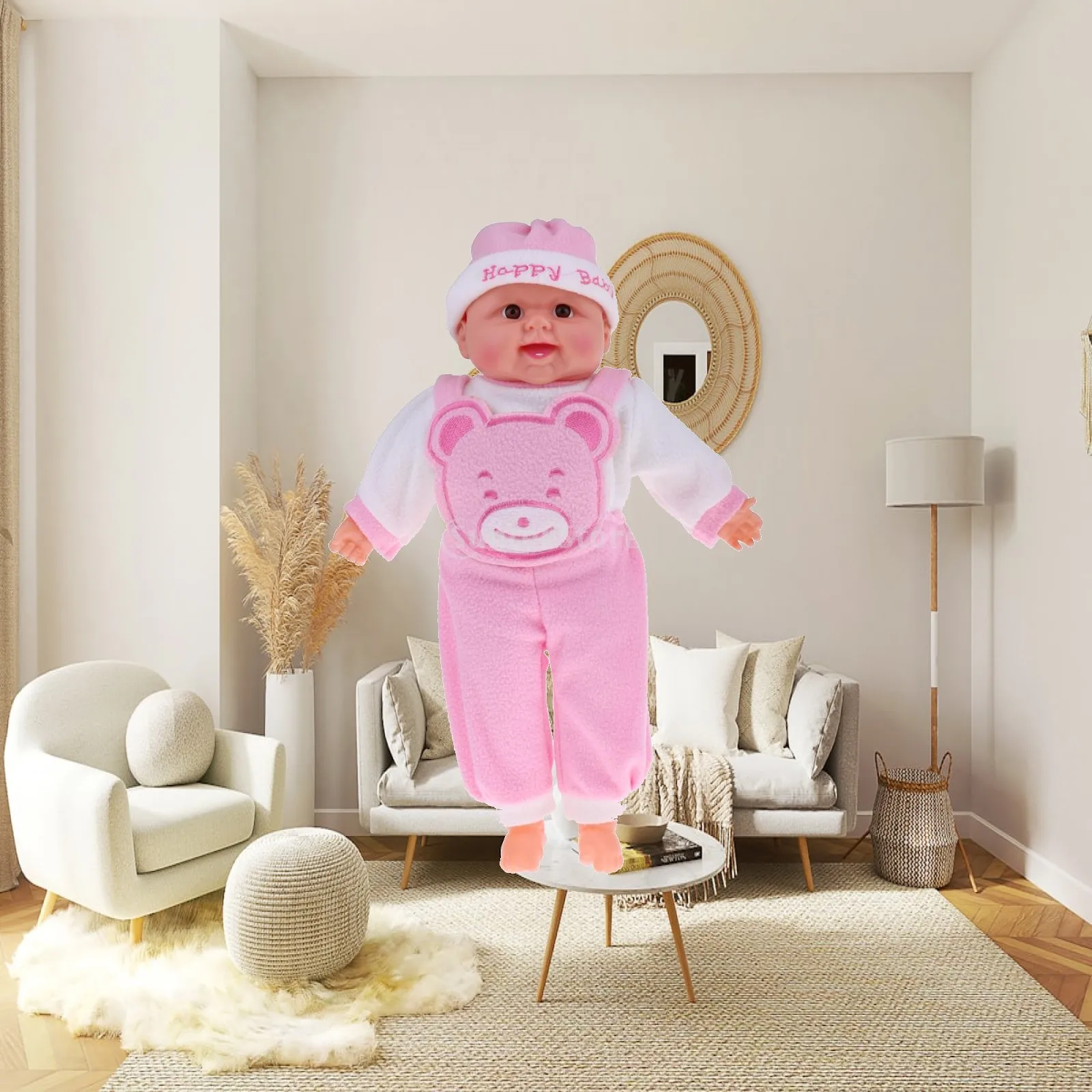 52cm Lifelike Vinyl Baby Doll Realistic Newborn Boy Doll Full Doll Kids Toy for Nursery Pretend Play
52cm Lifelike Vinyl Baby Doll Realistic Newborn Boy Doll Full Doll Kids Toy for Nursery Pretend Play