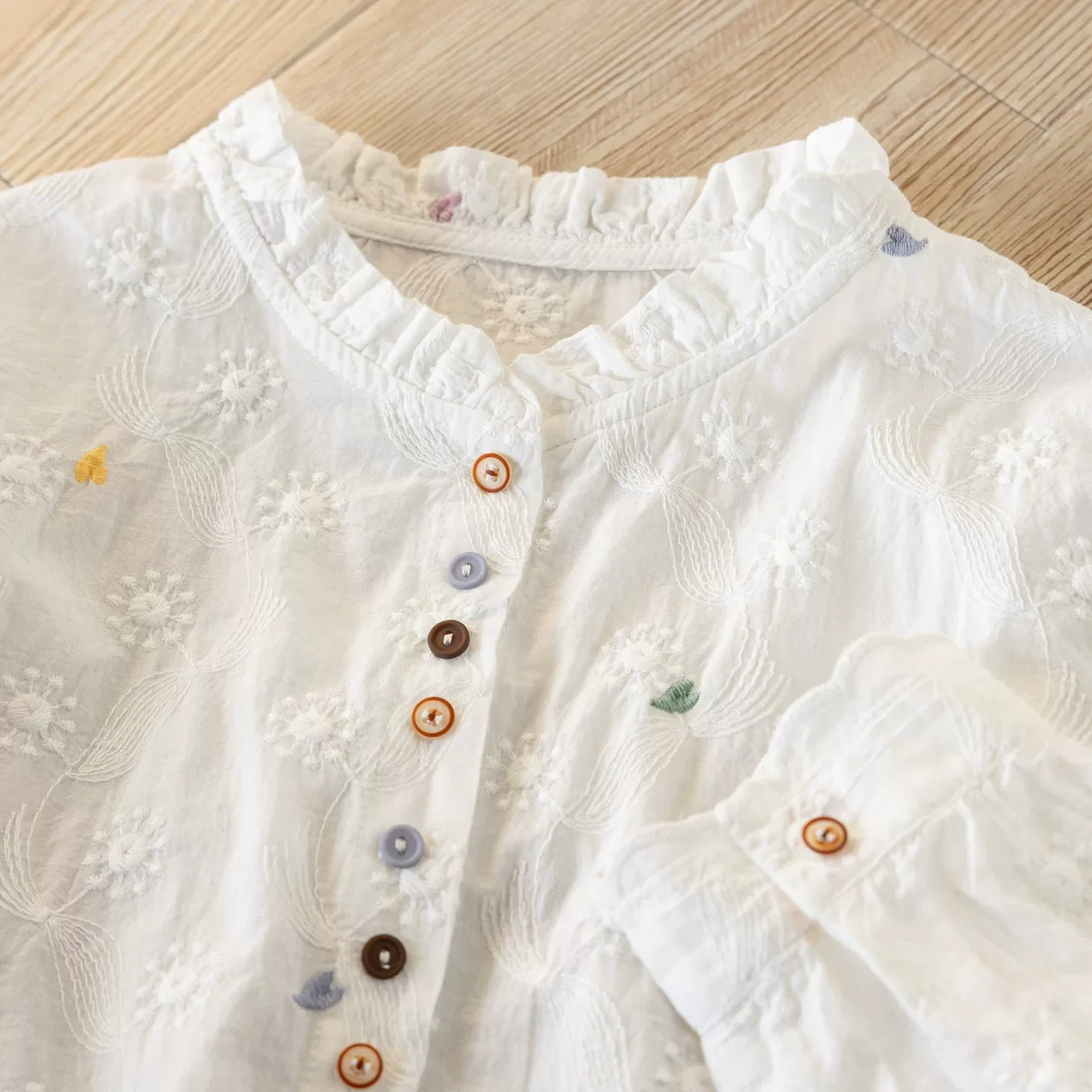 2026 Japanese style pure cotton heart-shaped embroidered shirts and blouses fpr women spring lace long sleeve tops
2026 Japanese style pure cotton heart-shaped embroidered shirts and blouses fpr women spring lace long sleeve tops