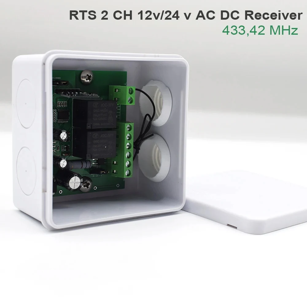 Приемник RTS для открывания гаражных ворот 2 канала 12 В и 24 В 433,42 МГц панель управления передатчиком для KEYGO RTS NS RTS
Приемник RTS для открывания гаражных ворот 2 канала 12 В и 24 В 433,42 МГц панель управления передатчиком для KEYGO RTS NS RTS